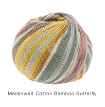Lade das Bild in den Galerie-Viewer, LANA GROSSA - Sockengarn 100 Cotton Bamboo Butterfly - div. Farben

