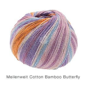 LANA GROSSA - Sockengarn 100 Cotton Bamboo Butterfly - div. Farben