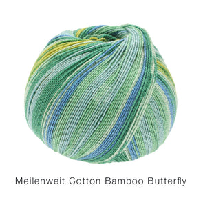 LANA GROSSA - Sockengarn 100 Cotton Bamboo Butterfly - div. Farben